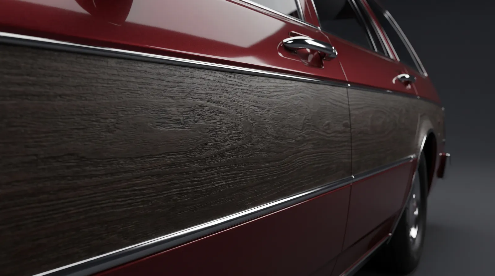 Detail van een Buick Roadmaster